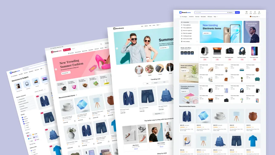Web Development 5 Real E-Commerce systems built for sales, speed, and scale