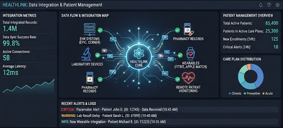 MediSync Healthcare Integration Architecture